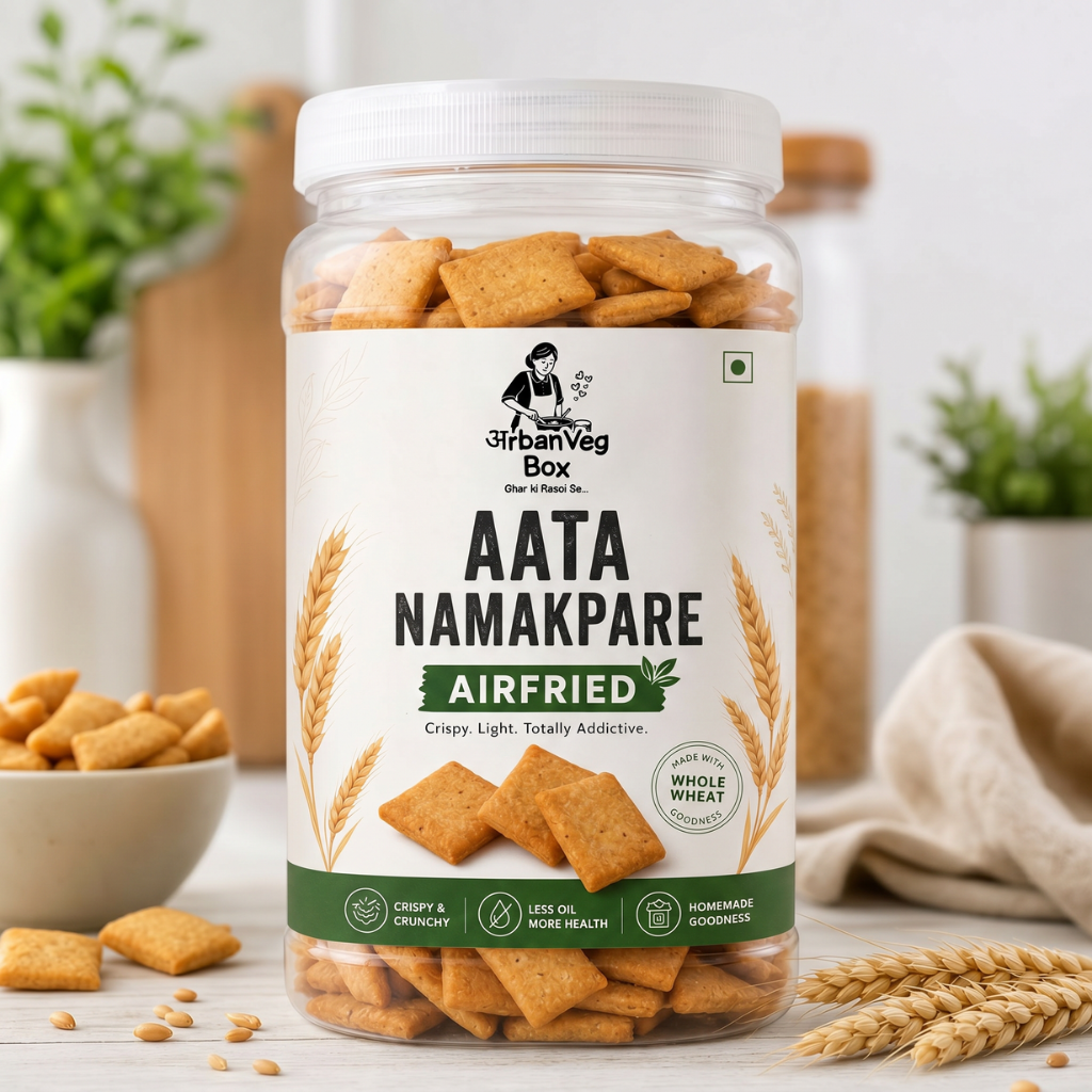 UrbanVeg Box Aata Namakpare (Air Fried)