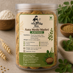 Aata Methi Mathri - Airfried