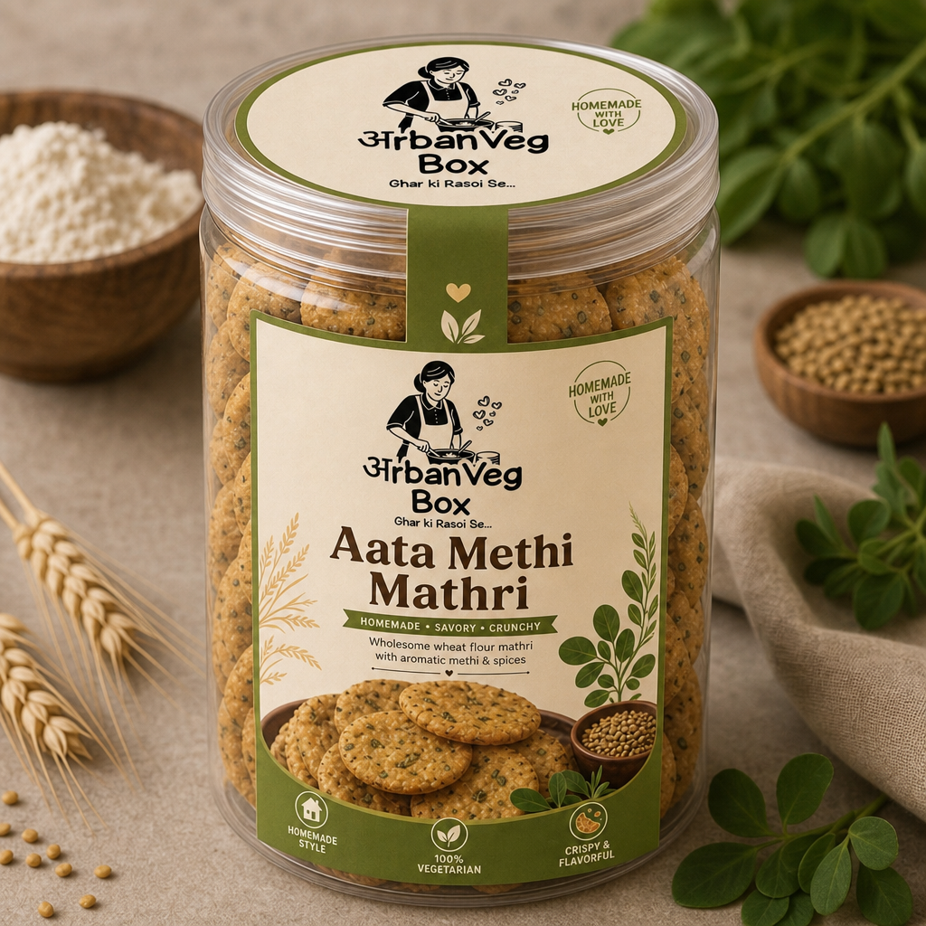 UrbanVeg Box Aata Methi Mathri