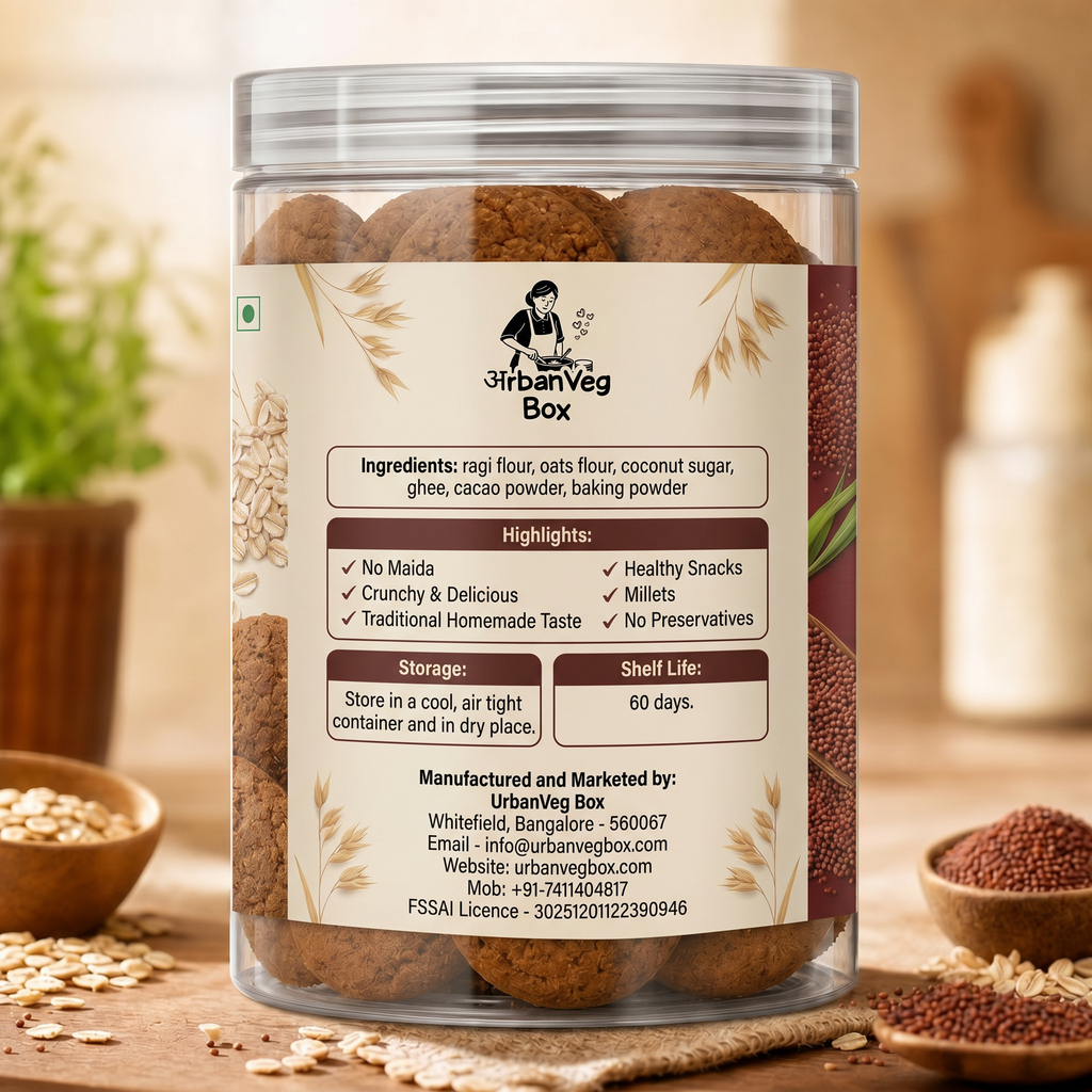 Ragi Oats Cookies